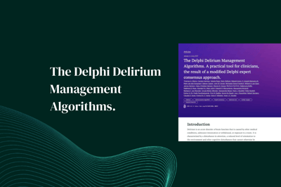 The Delphi Delirium Management Algorithms. A practical tool for clinicians